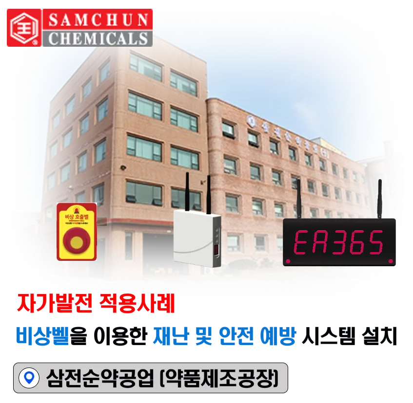 자가발전 비상벨을 이용한 약품 제조 공장 재난 안전 예방 시스템 — 1