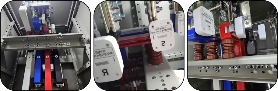 Busbar fire detection installed in the switchgear of a building